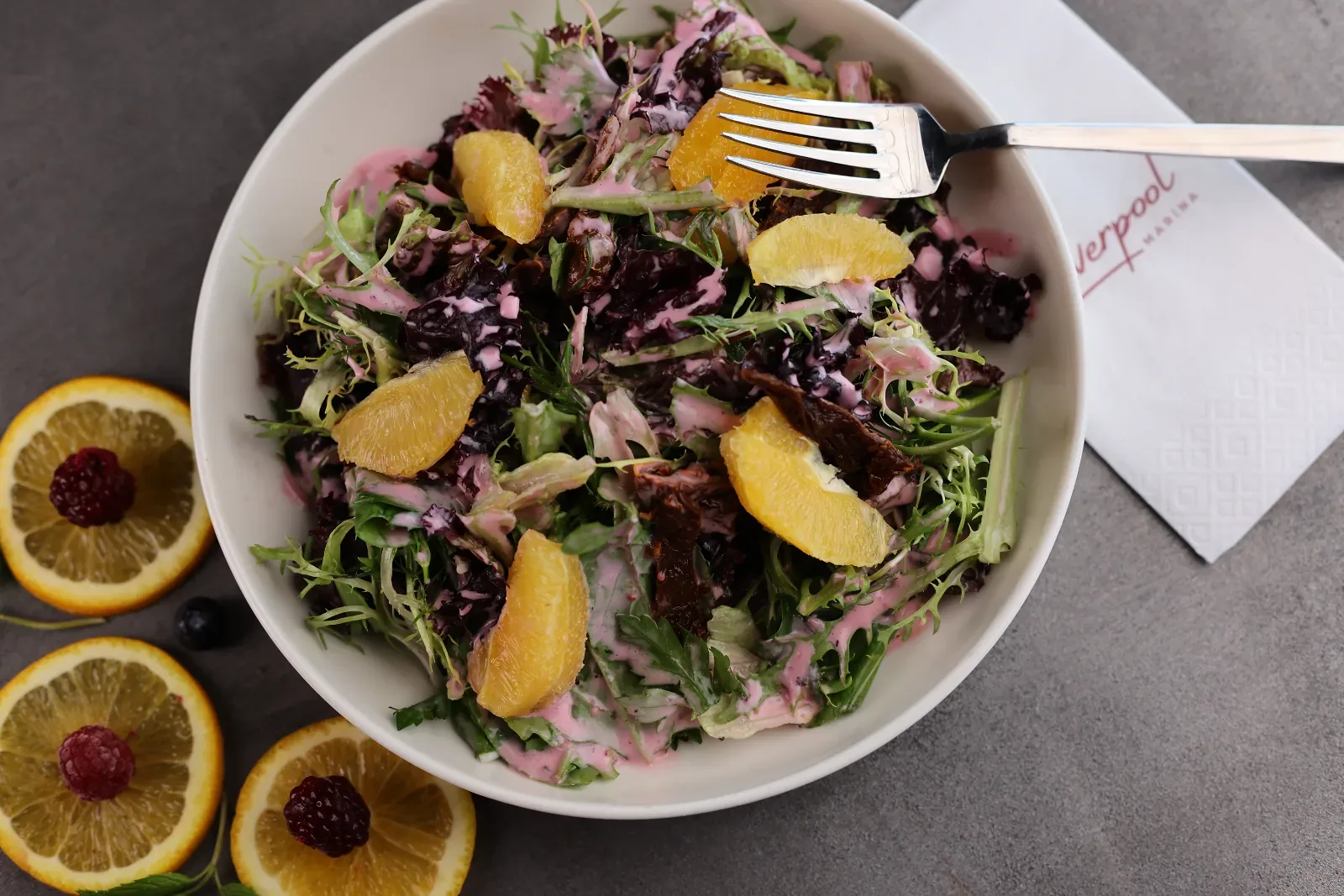 Portakallı Yeşil Salata